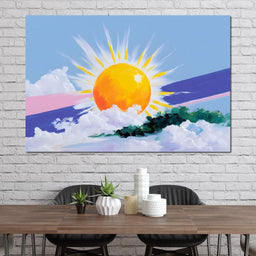 Radiance Over Morning Skies - NicheCanvas