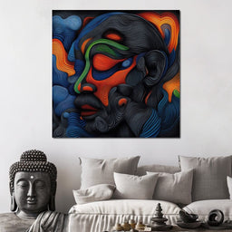 Contours of Thought - TooplesArt - NicheCanvas