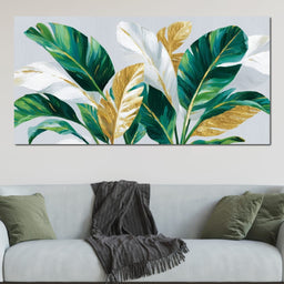 Gold Leaf Botanical Palmdream - NicheCanvas