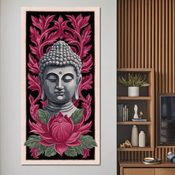 Zen Meditation Lotus Buddha - NicheCanvas