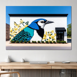 Street Art - Bluebird Dreams - NicheCanvas