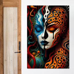 Fire and Ice - TooplesArt - NicheCanvas