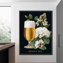 Golden Honey Ale Botanical Noir - NicheCanvas