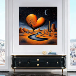 Heart of the Desert - TooplesArt - NicheCanvas