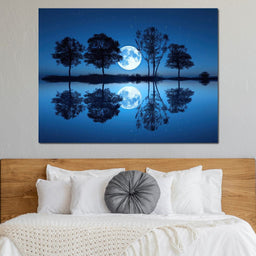 Moonlit Tranquility - TooplesArt - NicheCanvas
