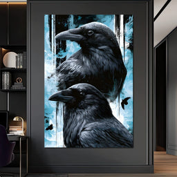 Silent Ravens Watchers Of The Cold - NicheCanvas