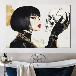 Eternal Bond Skull - NicheCanvas