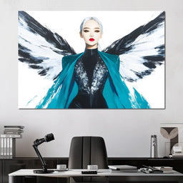 Elegance of Celestial Wings - NicheCanvas