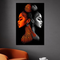 Black & Bold - TooplesArt - NicheCanvas