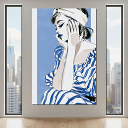 Clear Blue Sky Vacation Reverie - NicheCanvas
