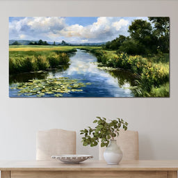 Summer Solstice Over The Still Waters - NicheCanvas