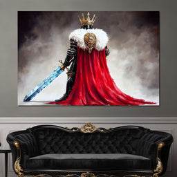 Majestic Regalia Warrior - NicheCanvas