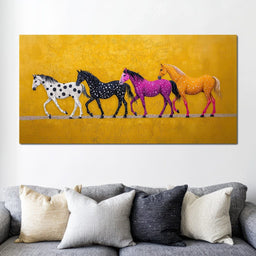 Polka Dot Stampede - TooplesArt - NicheCanvas
