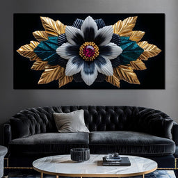 Golden Petal Radiance Jewel - NicheCanvas