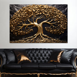 Golden Tree Haven - NicheCanvas