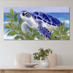 Ocean Voyager Sea Turtle Breeze - NicheCanvas