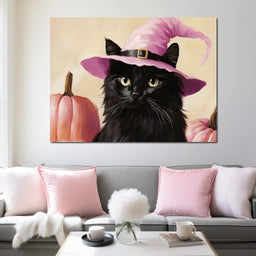 Enchanted Witchy Black Cat Charm - NicheCanvas