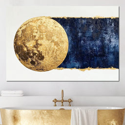 Golden Lunar Night - NicheCanvas