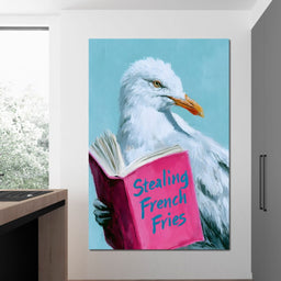A Gull Studies The Culinary Arts - NicheCanvas