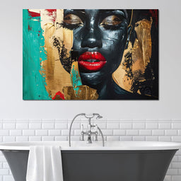 Golden Silence Shattered - NicheCanvas