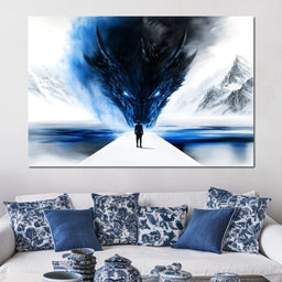Dragon of Frigid Mountains - NicheCanvas