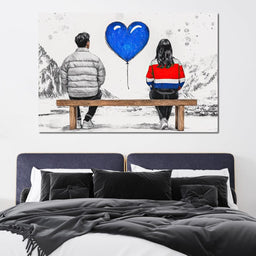 Love in Winter Reverie - NicheCanvas