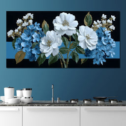 Floral Cascade Dreamscape - NicheCanvas