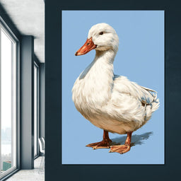 Noble Duck Standing Tall - NicheCanvas
