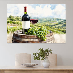 Vineyard Landscape - NicheCanvas