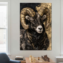 Guardian of the Gilded Peak - NicheCanvas