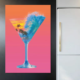 Double Exposure Martini - NicheCanvas