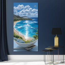 Tropical Ocean Bliss Bowl - NicheCanvas