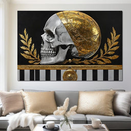 Golden Echoes of Time - NicheCanvas