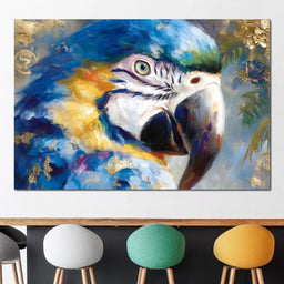 Tropical Macaw Gold Radiance - Neal Hackett - NicheCanvas