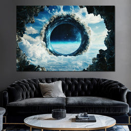 Portal to Celestial Realms - NicheCanvas