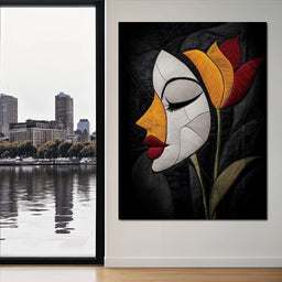 Embroidered Grace - TooplesArt - NicheCanvas