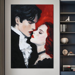 Gothic Lovers Midnight Kiss - NicheCanvas
