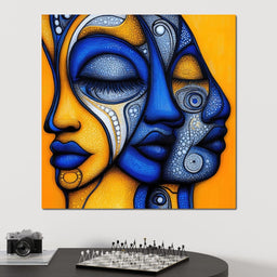 Whispers of the Mosaic Soul - TooplesArt - NicheCanvas