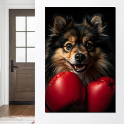 Paws of Courage Pugilist - NicheCanvas