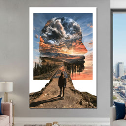 Where The Mind Travels Toward Home - NicheCanvas