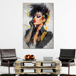 Rebel Glamour Explosion - NicheCanvas