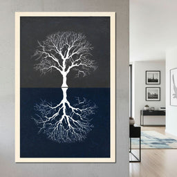 Mirror Roots Celestial Tree - NicheCanvas