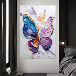 Iridescent Butterfly Euphoria - NicheCanvas