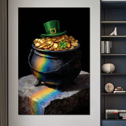 Leprechaun Gold Pot Luck - NicheCanvas