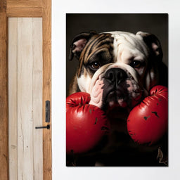 Bulldog Pugilist - NicheCanvas