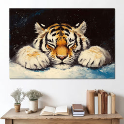 Slumbering Tiger - NicheCanvas