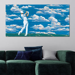 Swinging Through Dream Clouds - NicheCanvas