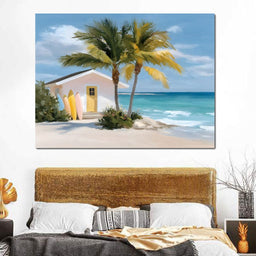Tropical Breeze Shack Escape - NicheCanvas