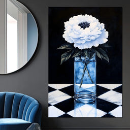 Dream Petals in Glass Enclave - NicheCanvas