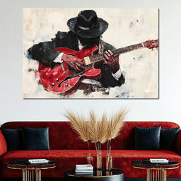 Guitar Groove in Motion - NicheCanvas